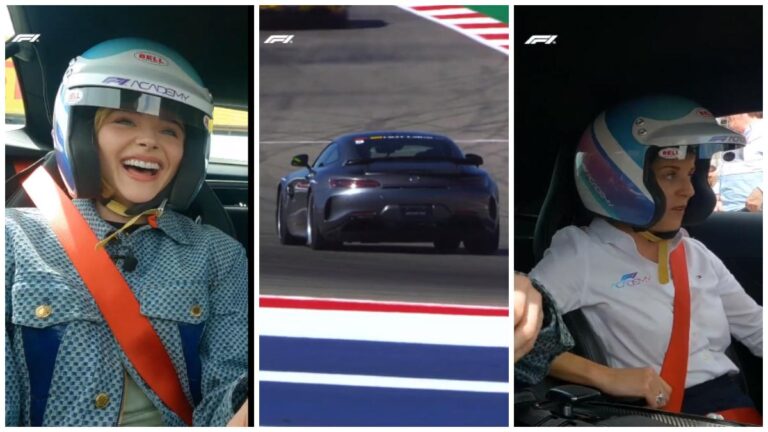 Chloe Moretz elogia la forma de conducir de Susie Wolff en las ‘Hot Laps’