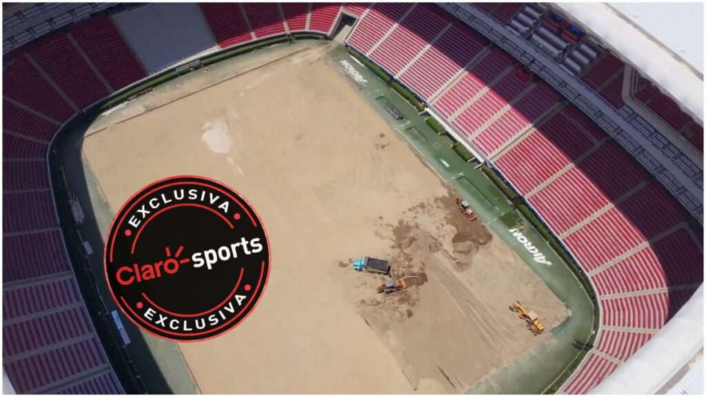 El Estadio Guadalajara en su remodelación para el Mundial 2026 | Captura, Claro Sports