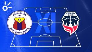 Alineaciones confirmadas del Deportivo Pasto vs Fortaleza por la Liga BetPlay 2025-I